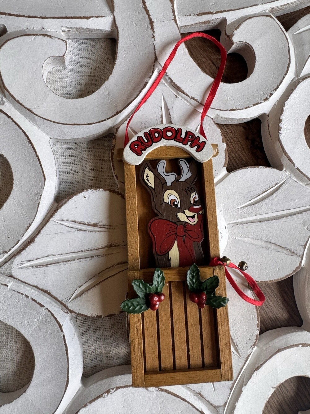 Vintage Rudolph 1991 Kurt Adler Christmas Ornament